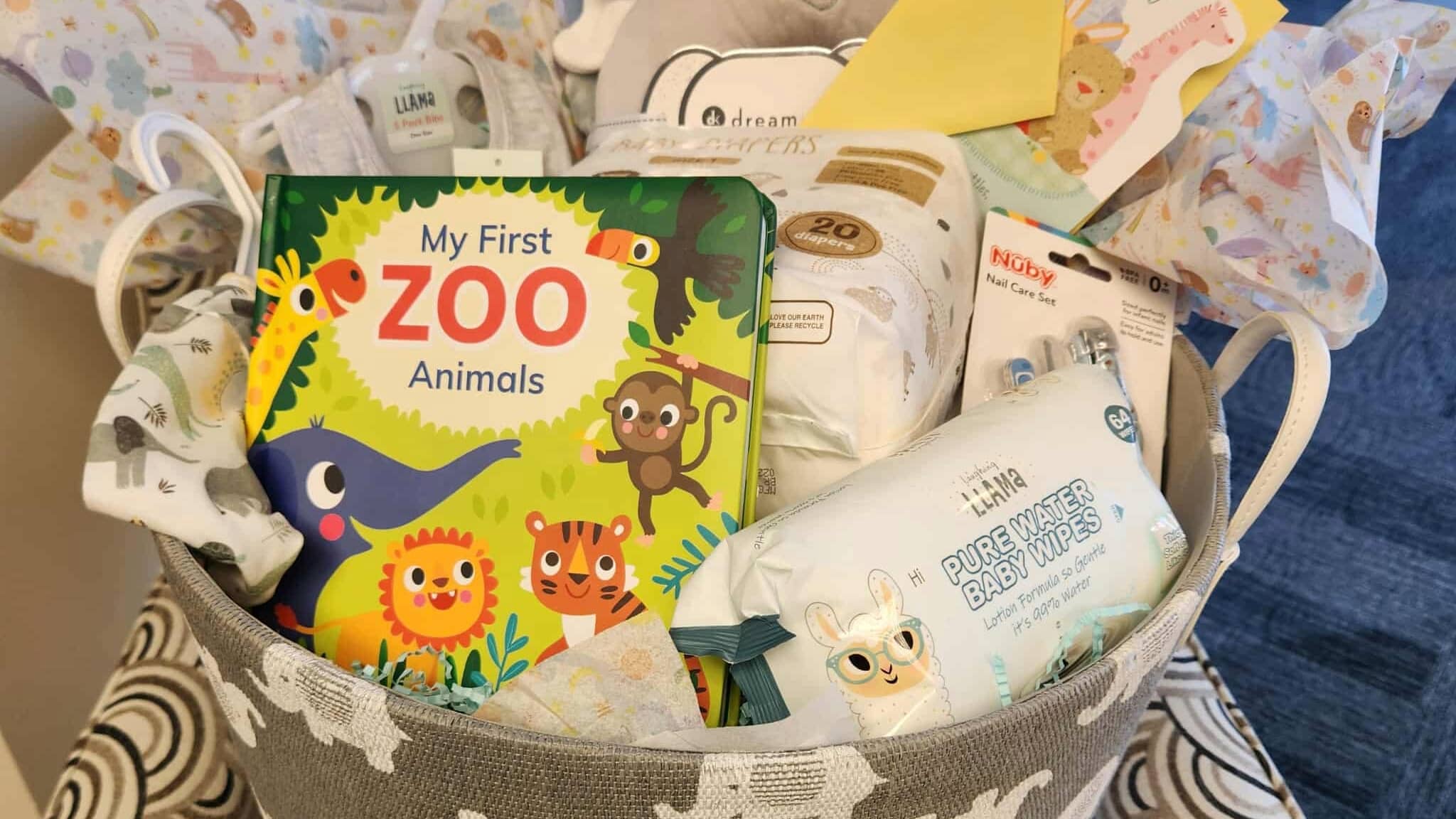 Baby Shower Gift Basket Image